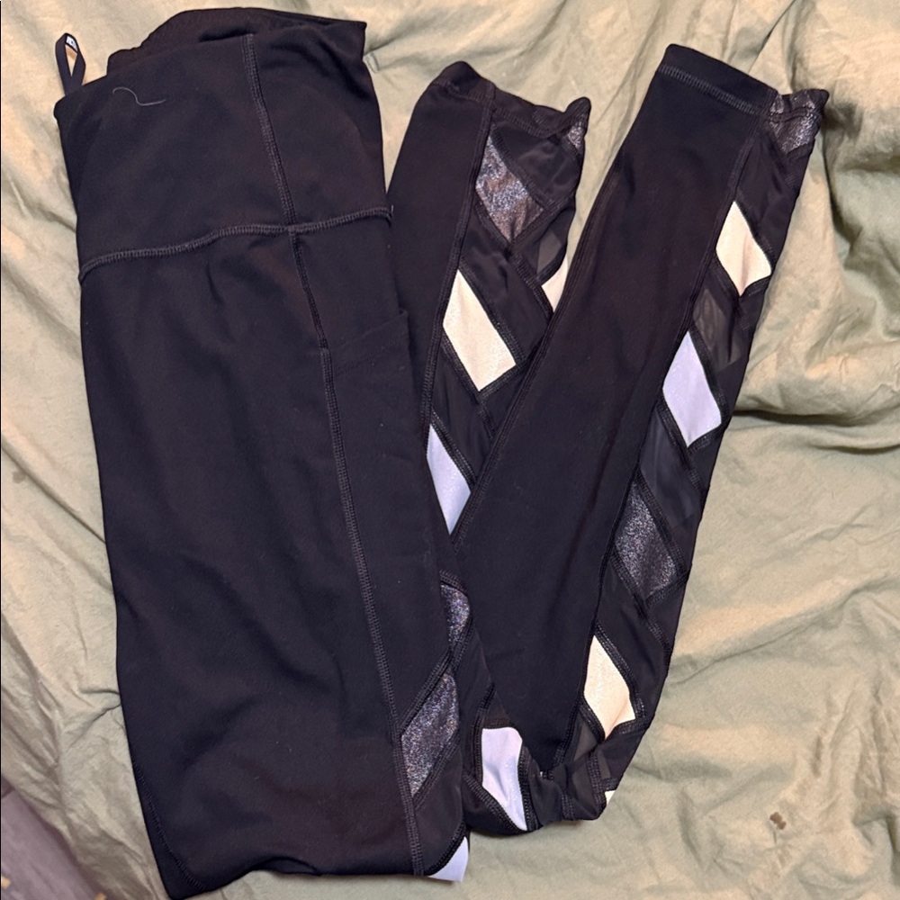 Victoria's Secret Black and White Leggings
